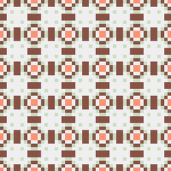 Abstract Cross Pattern generative computational art illustration