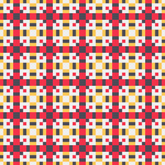 Abstract Cross Pattern generative computational art illustration