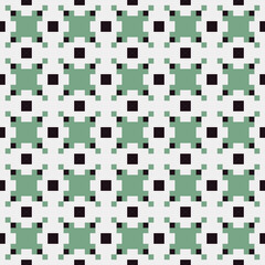 Abstract Cross Pattern generative computational art illustration