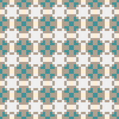 Abstract Cross Pattern generative computational art illustration