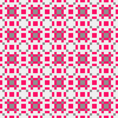 Fototapeta premium Abstract Cross Pattern generative computational art illustration