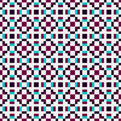 Abstract Cross Pattern generative computational art illustration