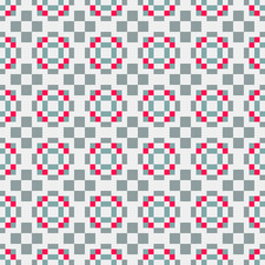 Abstract Cross Pattern generative computational art illustration