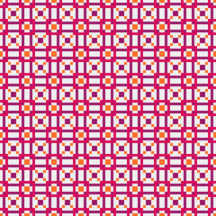 Abstract Cross Pattern generative computational art illustration