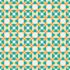 Abstract Cross Pattern generative computational art illustration