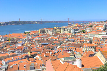 Aerial view of Lisbon, Portugal