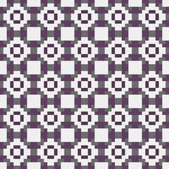 Fototapeta premium Abstract Cross Pattern generative computational art illustration