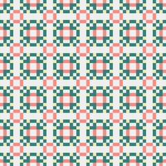 Abstract Cross Pattern generative computational art illustration