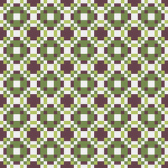 Abstract Cross Pattern generative computational art illustration