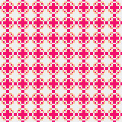 Abstract Cross Pattern generative computational art illustration