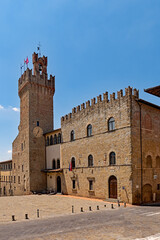 Obraz premium Altstadt von Arezzo in der Toskana in Italien 