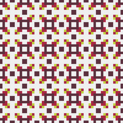 Abstract Cross Pattern generative computational art illustration