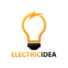 Electric idea logo template design