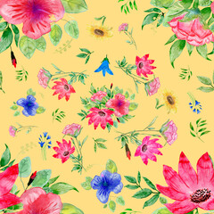 seamless floral background