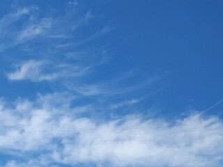 Blue sky with clouds