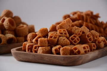 Israeli Bissli - wheat snacks with different flavors and shapes