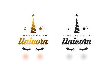 I Believe In Unicron, Beautiful, Cute Golden Unicron Graphic