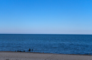 Baltic Sea coast at the german vilage called Bastorf