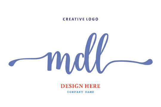 MDL lettering logo is simple, easy to understand and authoritative