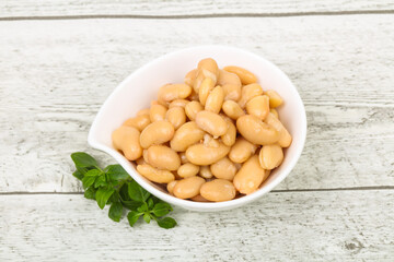 Baked white bean