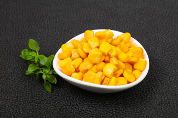 Young sweet corn