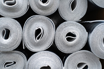 Thermal insulation material made of aluminum foil and polyethylene foam. Rolls with a reflective...