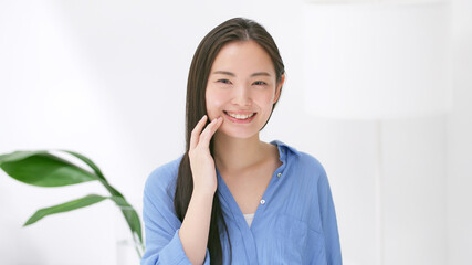 女性・歯