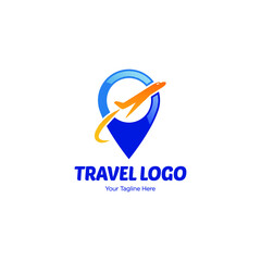 Simple Travel logo designs vector, Plane logo template 