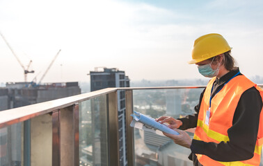 Beautiful Young Asian Woman short hair  with Clean Fresh Skin. Face care, Facial treatment, Cosmetology, beauty and healthy skin and cosmetic ideas concept.