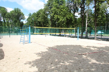 beach volleyball net
