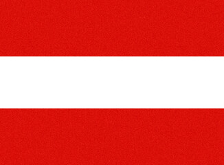 Austria flag red and white color, Illustration image