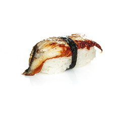 Sushi on white background
