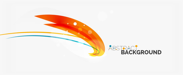 Waves and lines trendy design template for business or technology presentation, internet poster or web brochure cover, wallpaper