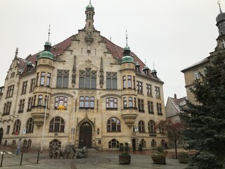 Naklejka premium Rathaus Helmstedt / Stadtverwaltung Helmstedt (Niedersachsen)