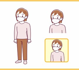 Girl in pink long sleeves