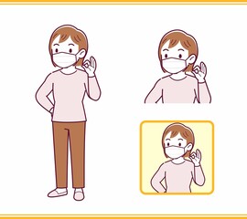 Girl in pink long sleeves