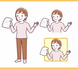 Girl in pink long sleeves