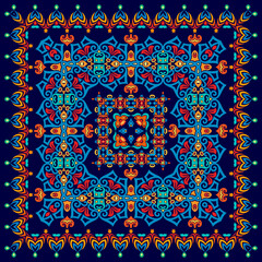 Vector abstract decorative ethnic illustration