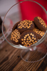 chocolate chip cookies with stars
