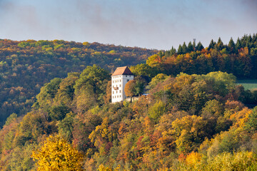 Fototapeta na wymiar Schloss Neuburg im Herbst