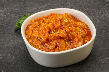 Caucasian cuisine - Mangal salad with vegetables