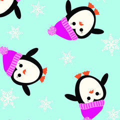 Christmas pattern vector illustration. Fabric, wrapping paper, wallpaper, packaging.