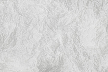 Parchment for baking culinary, isolated on white background, top view