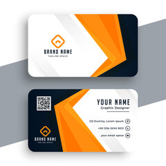 stylish professional brand business card template design