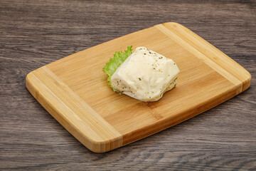 Halloumi cheese with mint for grill