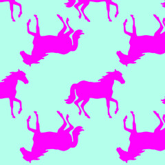 Horse vector  pattern seamless background , for wrapping paper, greeting cards, posters, invitation