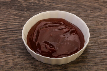 Traditional Barbicue sauce in the bowl