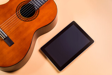 Image with a guitar.