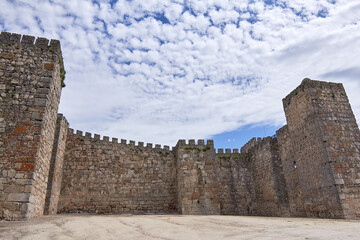 The medieval castle at Trujillo, Caceres, Spain