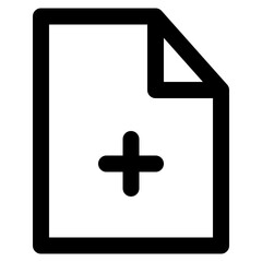 Add new file line icon